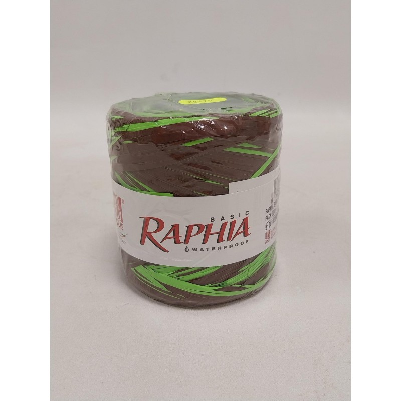 Raffia Basic Bicolor 200m pruun/tumeroh