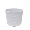 Ker.pott \"GLENNIS\" 12*11cm valge