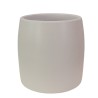 Ker.pott Garnett 13*13cm valge, matt