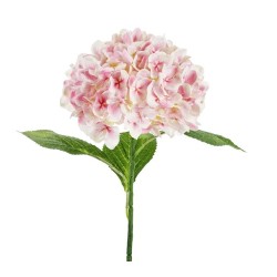 Kunstlill Hydrangea Premium, 69 cm, heleroosa