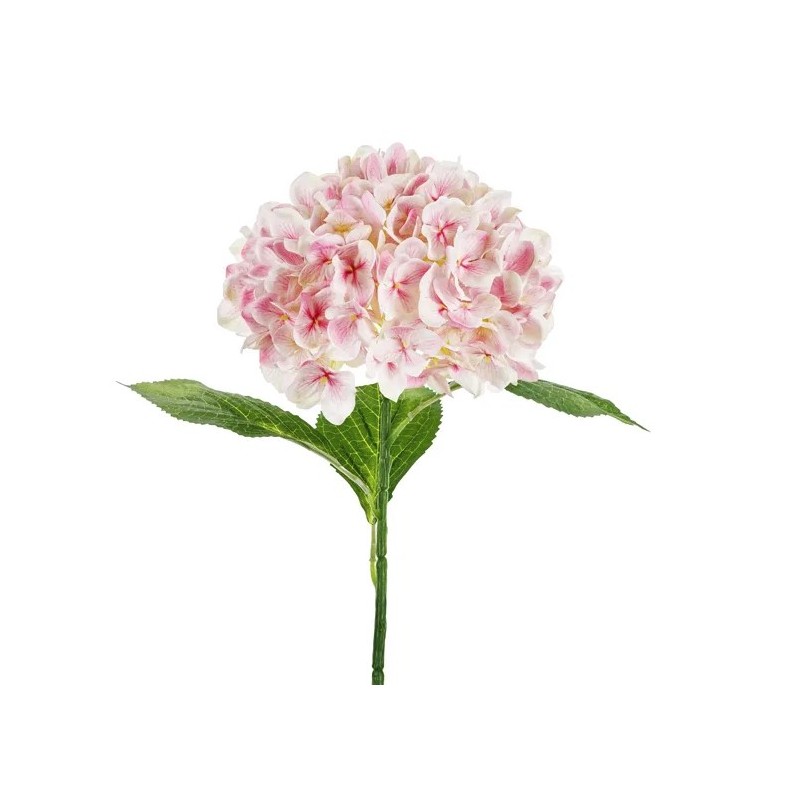 Kunstlill Hydrangea Premium, 69 cm, heleroosa