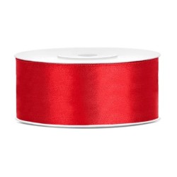 Atlaspael satiin 25mm*25m punane