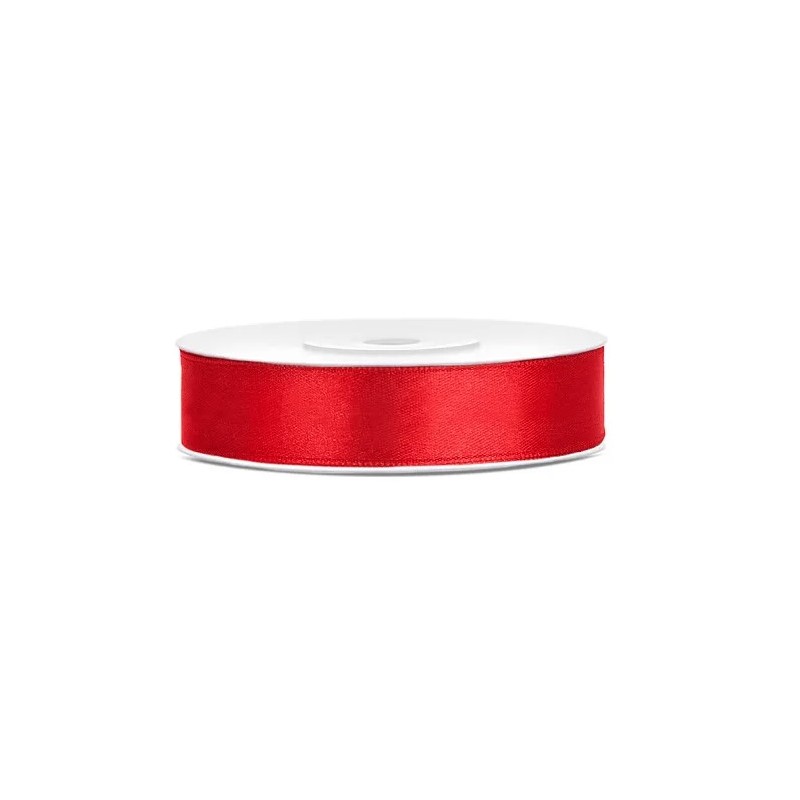 Atlaspael satiin 12mm*25m punane