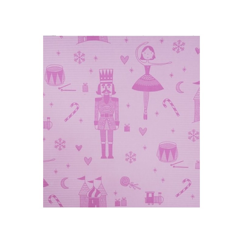 Kimbupaber laineline 50cm*10m Pähklipureja roosa (15150A)
