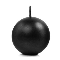 Küünal ümmargune 6cm, metallik smust (10tk/pk)