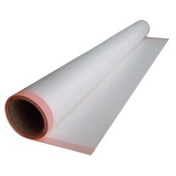 Fooliumrull 50cm*9m piimjas heleroosa äärega (02)