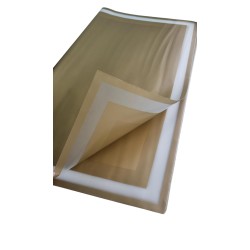 Fooliumlehed 60cm*60cm kuldne valge äärega