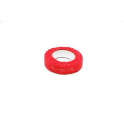 Pitspael teibil Pizzo 15mm*1,8m RED T034 08