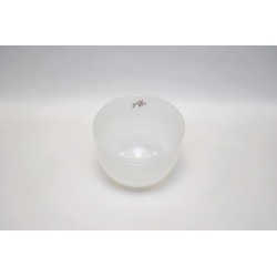 Klaasvaas ALABASTER bowl 6*13 cm valge