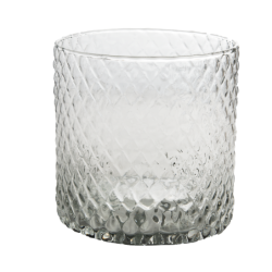 Klaasvaas DIAMOND Cylindrical 15*15cm