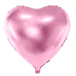 Foolium õhupall Heart, 45cm, light pink