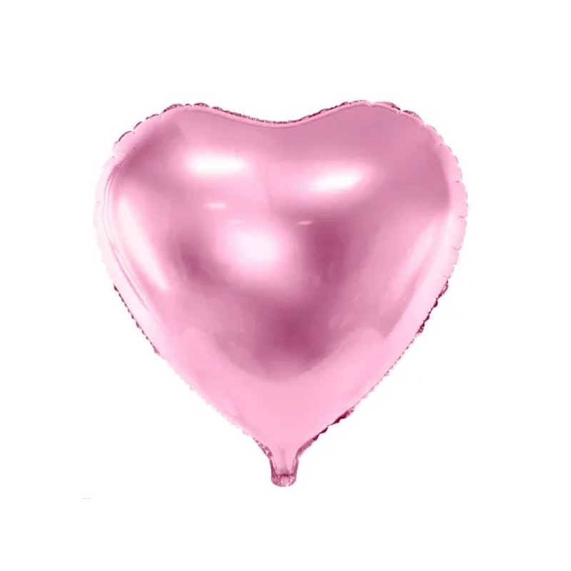 Foil Balloon Heart, 45cm, light pink