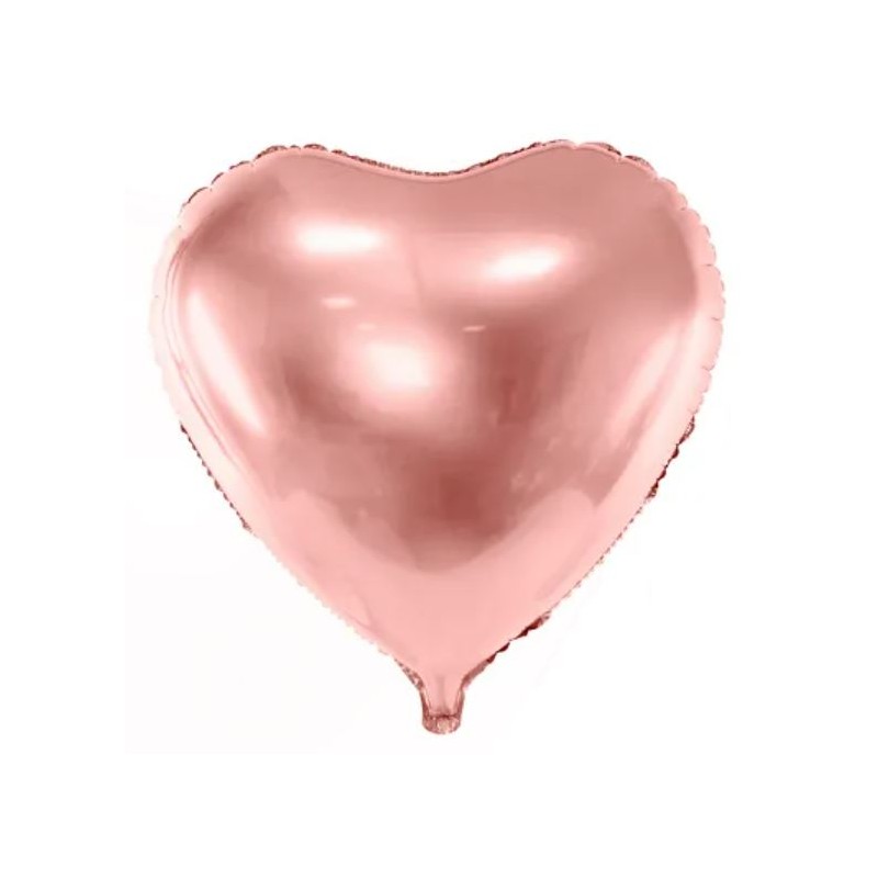 Foolium õhupall Heart, 45cm, rose gold